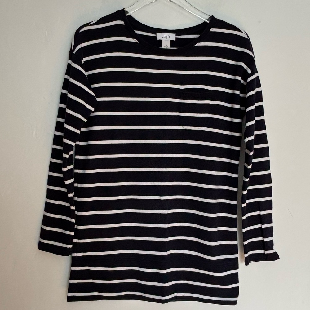 Loft by Ann Taylor Women’s Striped Sweater Long Sleeve Size XS